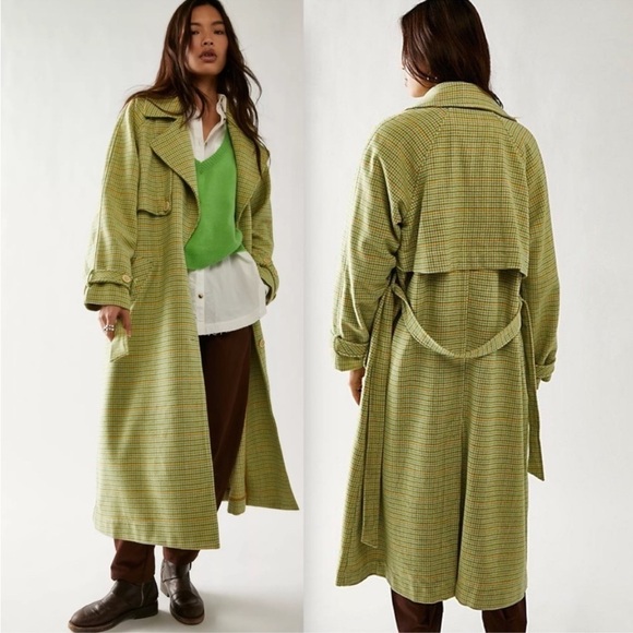 Free People Jackets & Blazers - Free People Melia Mac Wool Blend Winter Coat Size M NWT